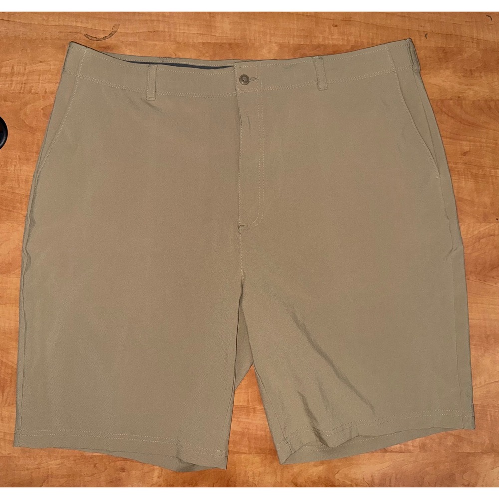Ben Hogan Performance Mens Khaki Golf Shorts Stretch Waistband Size 44 NWT